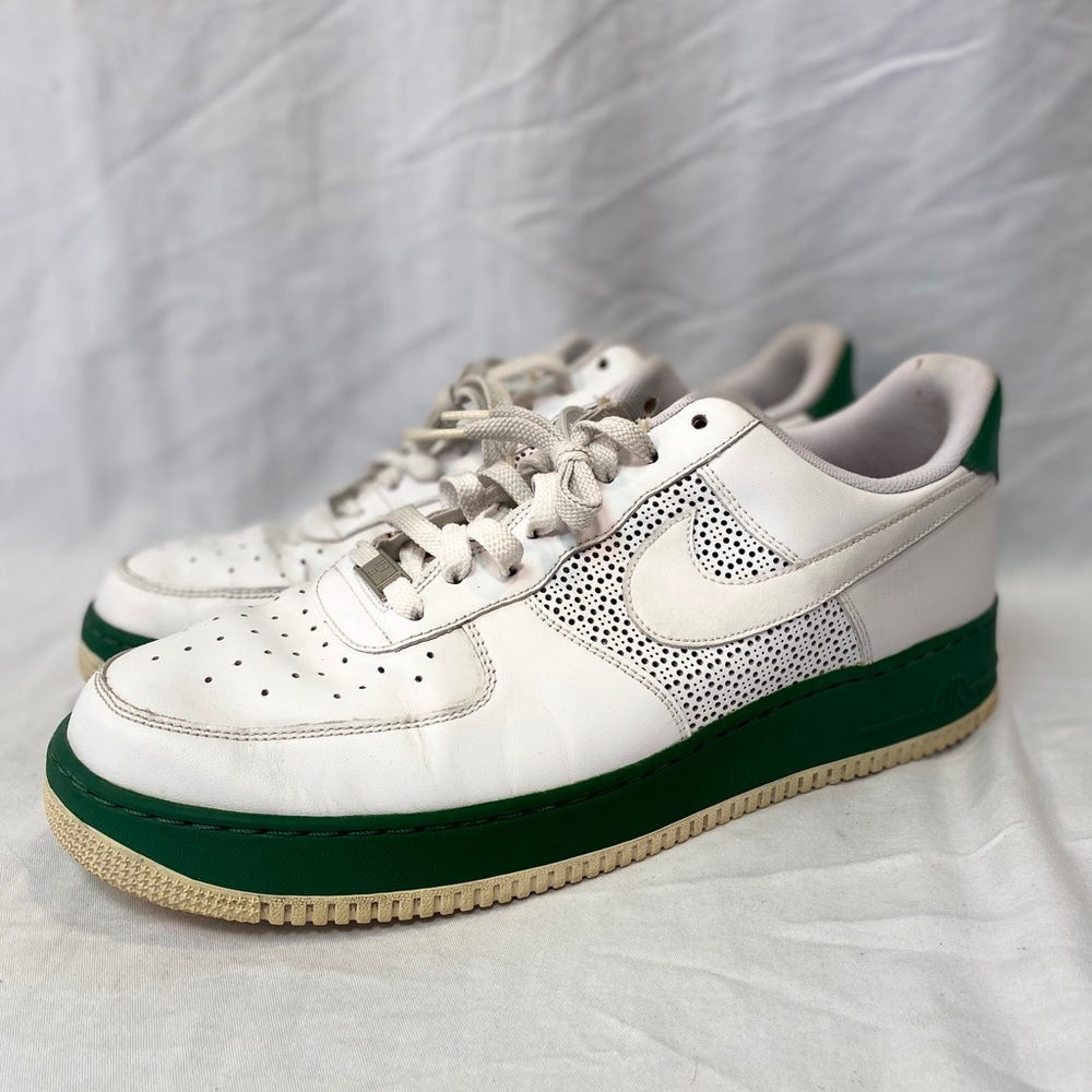 Nike Air Force 1 White/Green Mens Size 13